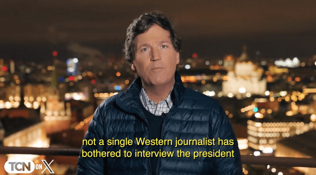 Even the Kremlin Is Fact-Checking Tucker Carlson Ahead of Putin Interview