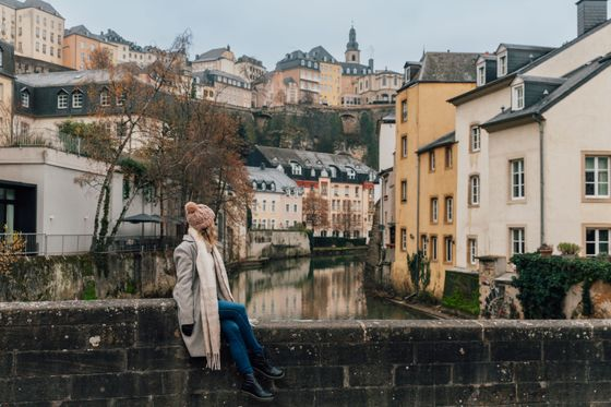 Luxembourg Grund bridge