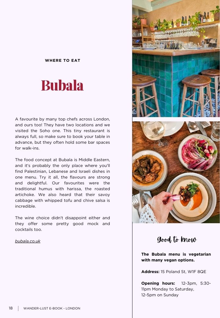 Bubala London Ebook Wander-Lust