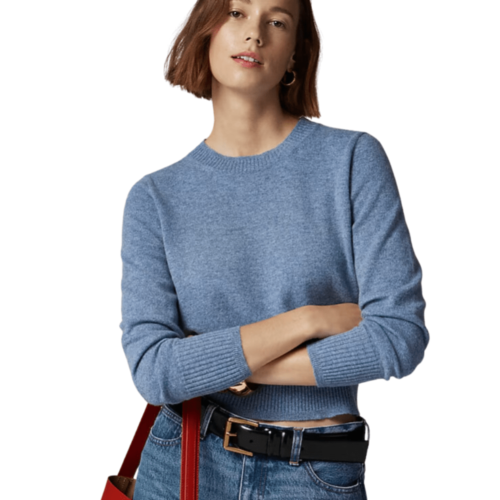 J.Crew Cashmere Shrunken Crewneck Sweater