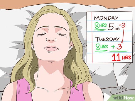 Step 3 Get more sleep on days after you under-sleep.