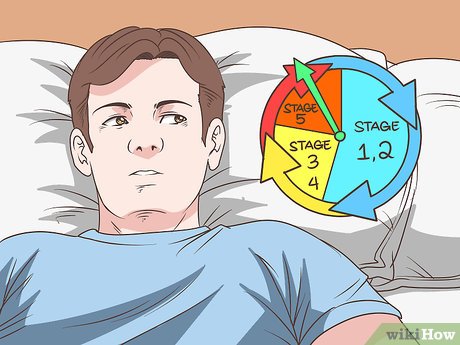 Step 4 Try to wake up at the end of a sleep cycle to minimize grogginess.