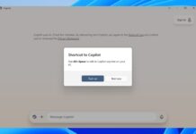Copilot Alt-Space on Windows 11