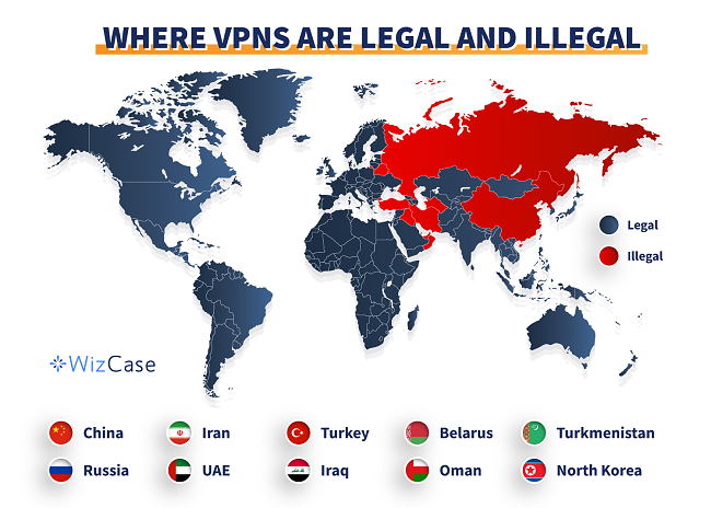 Где VPN законны и нелегальны