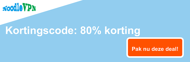 NoodleVPN-couponbanner - 80% korting