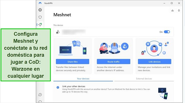 Mejores VPN para Call of Duty Warzone: NordVPN y Meshnet