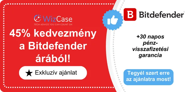 Bitdefender 2024 fő kupon szalaghirdetés