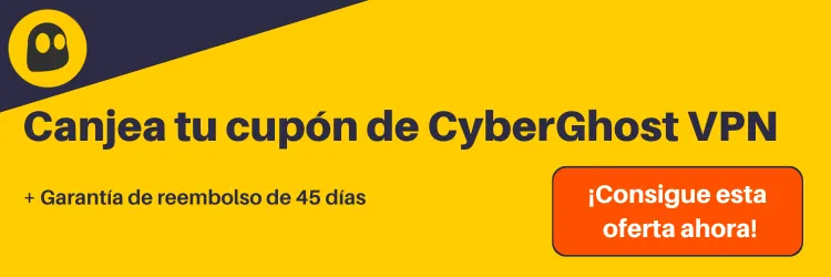 Cupón válido de CyberGhost