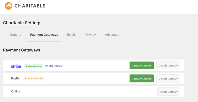 Configuring payment gateways on your non-profit website