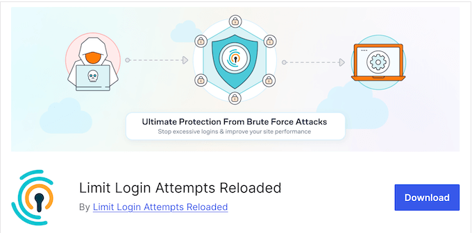 The lite Limit Login Attempts Reloaded WordPress security plugin