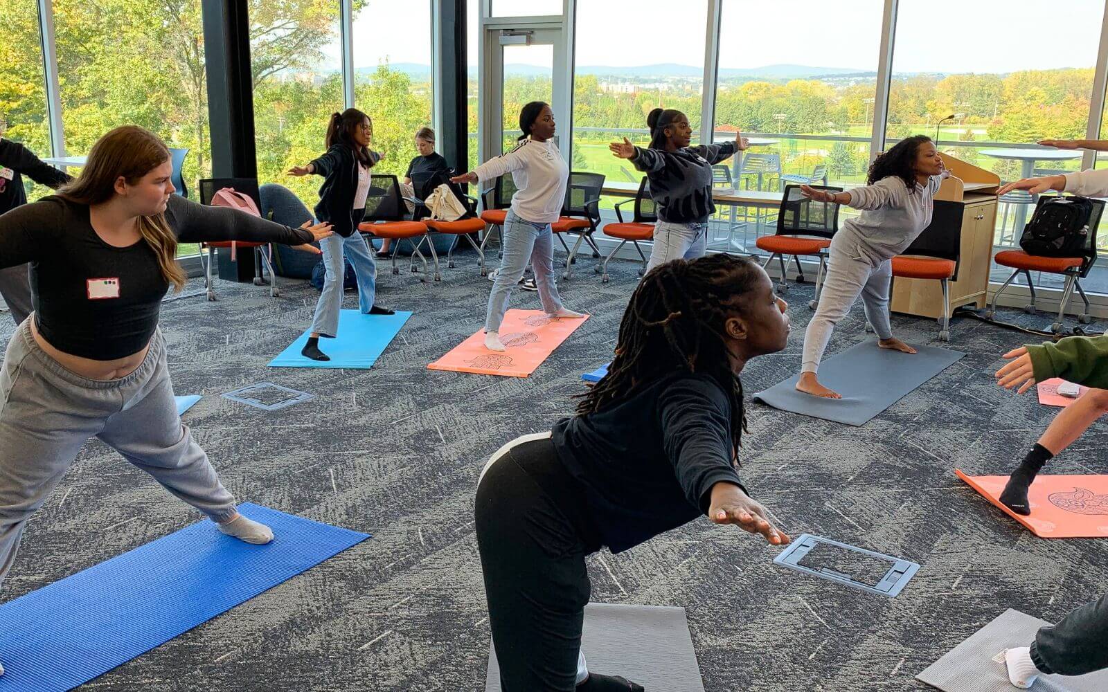 YES 2023 Teens Doing Yoga