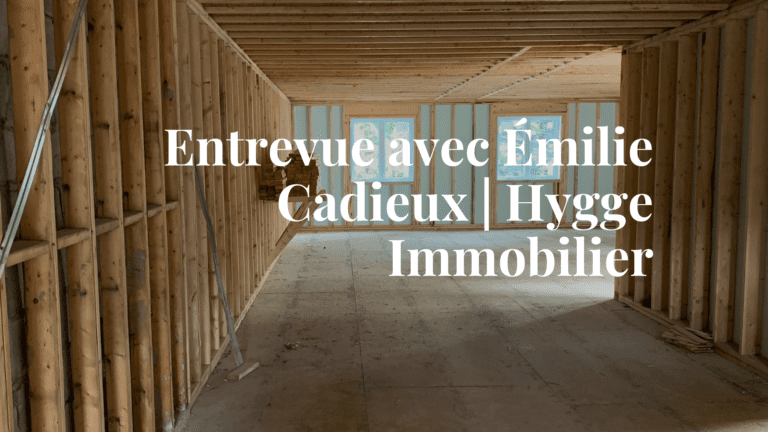 Entrevue avec la promotrice Emilie Cadieux