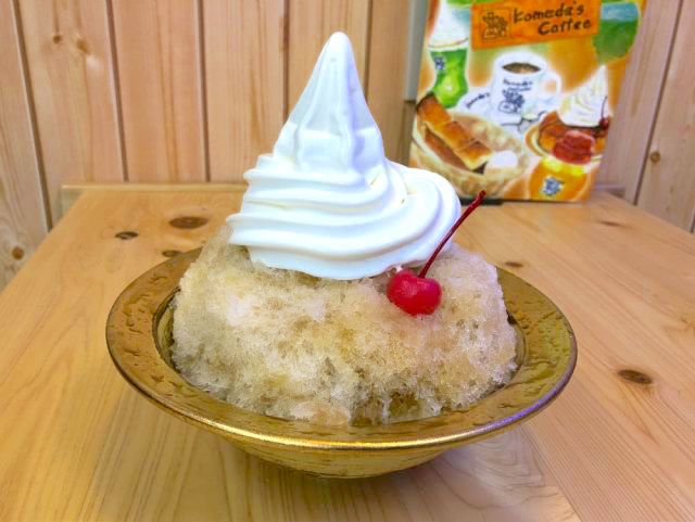 【これ最高】コメダ名物「シロノワール」が『かき氷』に!! デニッシュのバターとメープルの風味が再現されてて濃厚美味いよ〜！