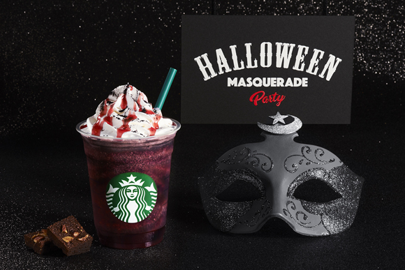 【本日から】スタバ新作「ハロウィン ダーク ナイト フラペチーノ」は日が暮れた17時22分から登場！ ダークなカップスタンドもご注目